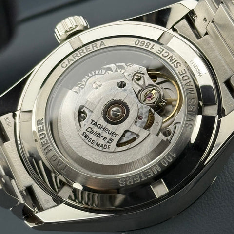 Tag Heuer Carrera Calibre 5 Ref. WBN2111.BA0639 | Full-Set 08/2024 | Tag Heuer Garantie 08/2026 | 39mm | Like New | Top | VIP