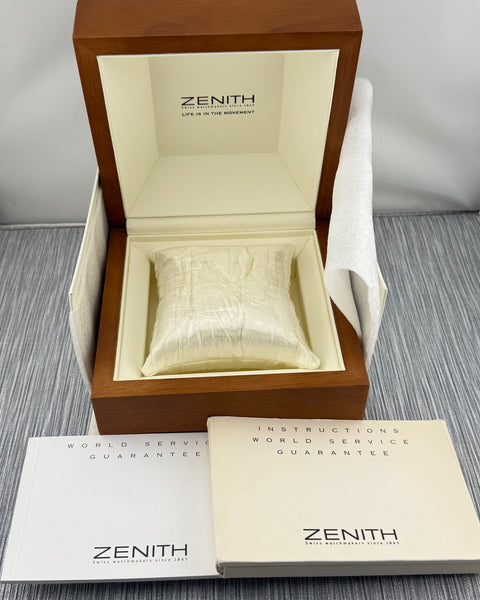 Zenith Elite Ref. 30.0040.680 | Full-Set 2000 | 18K (750er) Gelbgold | Automatic | Date | 36mm | Rare | Top | VIP