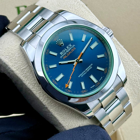 Rolex Milgauss Ref. 116400GV | Full-Set 2022 | Blue Dial | 40mm | Selten | Discontinued | Top | VIP