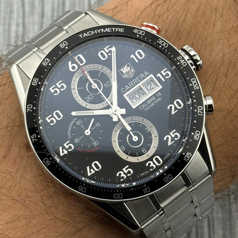 Tag Heuer Carrera Calibre 16 Ref. CV2A10.BA0796 | Full-Set 2017 | Serviced 05/25 | Automatic | Chronograph | 43mm  | Top | VIP