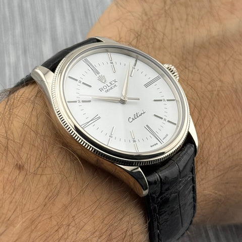 Rolex Cellini Time Ref. 50509 | Full-Set 2015 | Serviced 09/2025 | 18K Weissgold | 39mm | Rare
