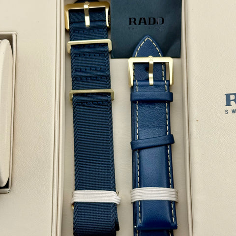 Rado Captain Cook Automatic Chronograph Ref. R32146208 | Full-Set 2026 | Unworn | NEW | Bronze | 43mm | Blue Dial | Top