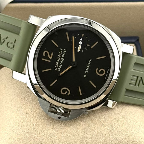 Panerai Luminor Destro Otto Giorni „Boutique Edition“ Ref. PAM01655 | Full-Set 12/2024 | NEU | Unworn | Panerai Garantie 12/2032 | 44mm | Top
