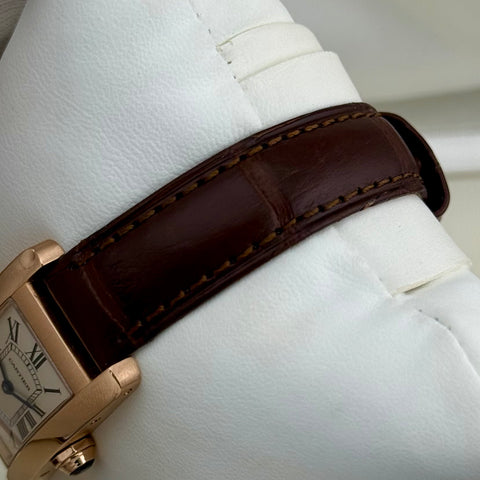 Cartier Tank Américaine Ref. W2607456 (2503) | Full-Set 2013 | 18K Roségold | 19×34,8 mm | Like New | Ladies | Damen | Top