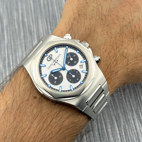 Girard-Perregaux Laureato Chronograph 42 Ref. 81020-11-131-11A | Full-Set 01/2023 | GP Garantie 1/2028 | Panda | Top Condition