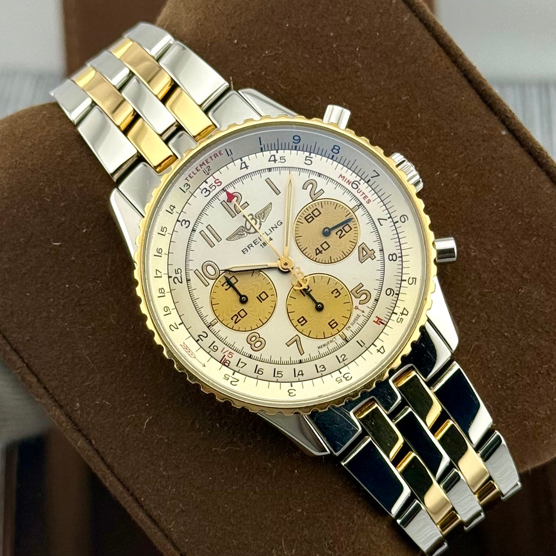 Breitling Navitimer 92 Ref. D30022 | Full-Set 1996 | Automatic | 38mm | st/gg | Top