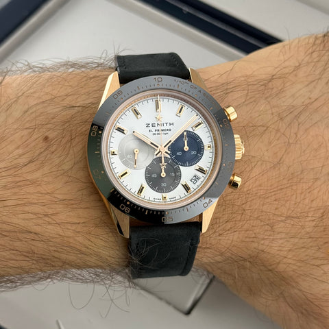 Zenith Chronomaster Sport Chronograph Ref. 18.3100.3600/69.C920 | Full-Set 05/2023 | Garantie 05/2028 | 18K Roségold | 41mm | Top Condition