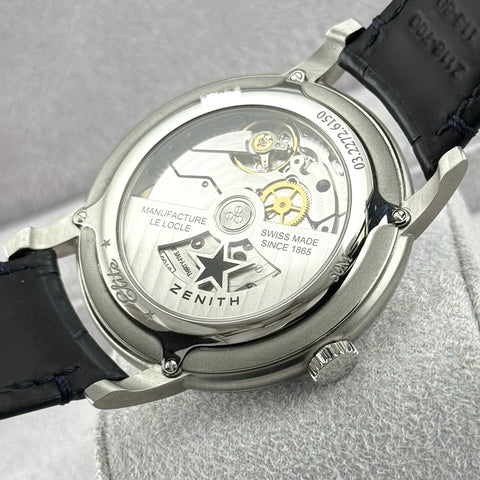 Zenith Elite 6150 Ref. 03.2272.6150/51.C700 | Full-Set 07/2018 | Top Condition | 42mm | Blue Dial | Automatic | Top