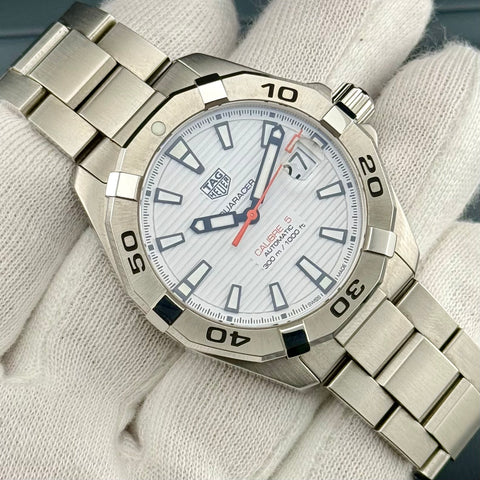 Tag Heuer Aquaracer Calibre 5 Ref. WBD2111.BA0928 | Full-Set 12/2020 | White Dial | 41mm | Automatic | VIP