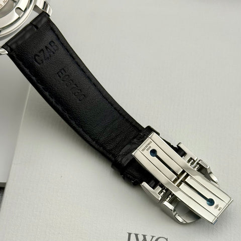 IWC Portugieser Automatic Ref. IW358305 | Full-Set 06/2021 | IWC Garantie 06/2029 | 40,4 mm | Blue Dial | Top