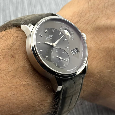 Glashütte Original PanoMaticLunar 40 mm Ref. 1-90-02-43-32-62 | Full-Set 04/2025 | Garantie 04/2027 | Unworn | 40mm | Grey | Top