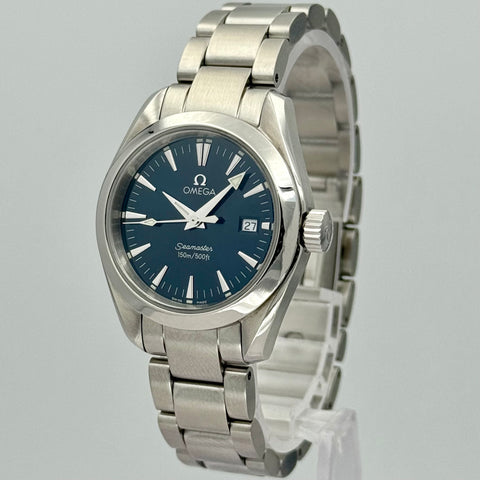 Omega Seamaster Aqua Terra Ref. 2577.80 | Full-Set 2008 | Quartz | 29mm | Blue Dial | Ladies