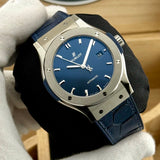 Hublot Classic Fusion Titanium Blue Ref. 542. NX.7170.LR | Full-Set 06/2026 | Hublot Garantie 06/2036 | NEW | Unworn
