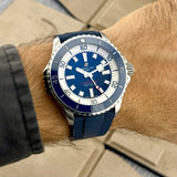 Breitling Superocean Automatic 46 Ref. A17378E71C1S1 | Full-Set 12/2023 | Breitling Garantie 12/2027 | Blue Dial | Top