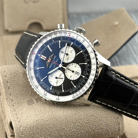 Breitling Navitimer B01 Chronograph Ref. AB0137211B1P1 | Full-Set 09/2023 | Unworn | Ungetragen | 46mm | Black Dial | Automatic | Top