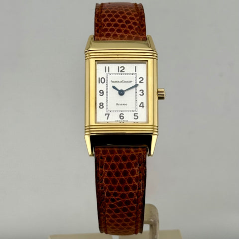 Jaeger-LeCoultre Reverso Lady Ref. 260.140.082 (260.1.08) | Full-Set 1990 | 18K Gelbgold | 20x33mm | Quartz | Top Condition