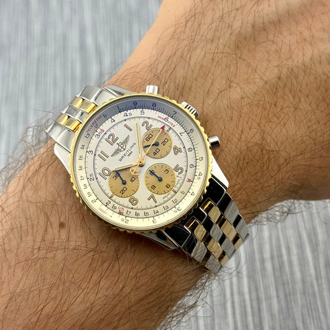 Breitling Navitimer 92 Ref. D30022 | Full-Set 1996 | Automatic | 38mm | st/gg | Top