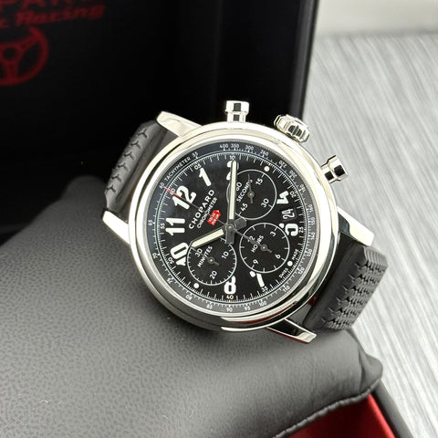 Chopard Mille Miglia Chronograph Ref. 168589-3002 | Full-Set 12/2022 | Like New | 42mm | Black Dial | Top