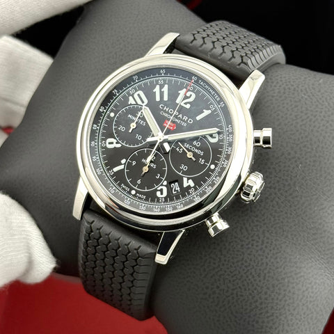 Chopard Mille Miglia Chronograph Ref. 168589-3002 | Full-Set 12/2022 | Like New | 42mm | Black Dial | Top