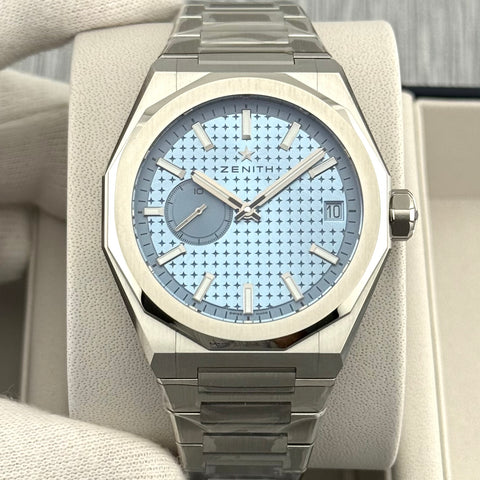 Zenith Defy Skyline Boutique Edition Ref. 03.9300.3620/15.I001 | Full-Set 02/2025 | Unworn | Ice Blue | 41mm | Sofort Verfügbar