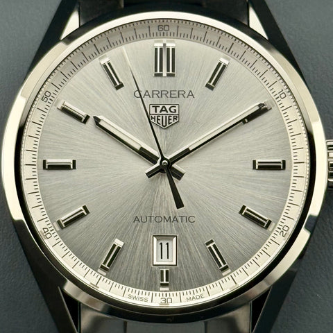 Tag Heuer Carrera Calibre 5 Ref. WBN2111.BA0639 | Full-Set 08/2024 | Tag Heuer Garantie 08/2026 | 39mm | Like New | Top | VIP
