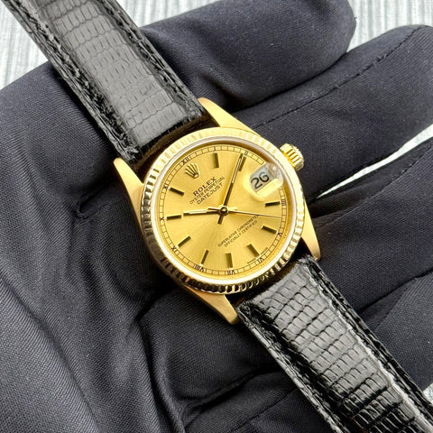 Rolex Datejust 31 Ref. 68278 | Rolex Revision 11/2021 | E-Serie ca. 1991 | 18K Rolex Schließe | 18K Gelbgold | VIP