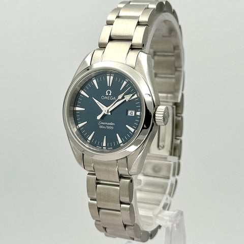 Omega Seamaster 150m Ref. 2577.80 | Full-Set 2005 | Quartz | 29mm | Blue Dial | Rare | Ladies | VIP