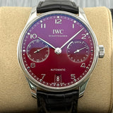 IWC Portugieser 7 Days Ref. IW500714 | Full-Set 06/2022 | Red Bordeaux Dial | Automatic | 42.3mm | Rare