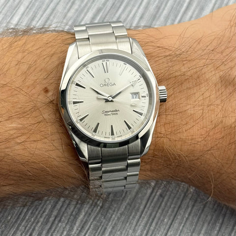 Omega Seamaster Aqua Terra Ref. 2518.30 | Full-Set 2007 | Silver Dial | 36mm | Top | Quartz | Top
