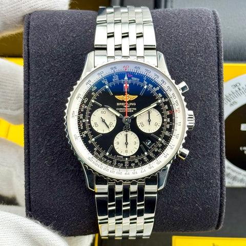 Breitling Navitimer 01 Ref. AB012012/BB01 | Full-Set 07/2014 | Serviced 01/2026 | 43mm | Chronograph | Black Dial | Top