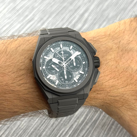 Zenith Defy Extreme Chronograph Ref. 97-9100-9004-02-I001 | Full-Set 12/2024 | Garantie 12/2029 | 45mm | Unworn | Ungetragen | Titan | Top