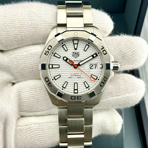 Tag Heuer Aquaracer Calibre 5 Ref. WBD2111.BA0928 | Full-Set 12/2020 | White Dial | 41mm | Automatic | VIP