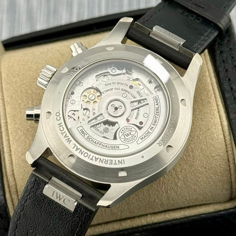IWC Pilots Watch Chronograph Ref. IW378001 | Full-Set 04/2024 | Unworn | Ungetragen | 43mm | Black Dial | Top