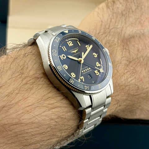 Longines Spirit Zulu Time Ref. L3.812.4.60.6 | Full-Set 01/2026 | NEU | Unworn | GMT | 42mm | Top