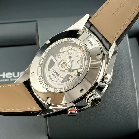 Tag Heuer Carrera Calibre 16 Chronograph Ref. CV2A1R.FC6235 | Full-Set 2023 | Day-Date | Top Condition | Black Dial