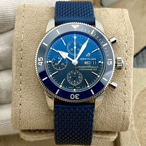 Breitling Superocean Heritage Chronograph 44 Ref. A13313161C1S1 | Full-Set 12/2024 | Like New | Chronograph | Blue Dial | Top