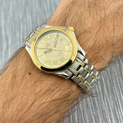 Omega Seamaster 120M Ref. 2311.11 | Full-Set 2001 | Stahl/Gold | Quartz | 36mm | bi-color | Top