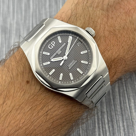 Girard Perregaux Laureato Ref. 81010-11-231-11A | Full-Set 03/2018 | Serviced by GP 10/2025 | Grey Dial Discontinued | 42mm | VIP