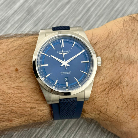 Longines Conquest Ref. L38304929 | Full-Set 07/2025 | Automatic | 41mm | Blue Dial | Like New | Top