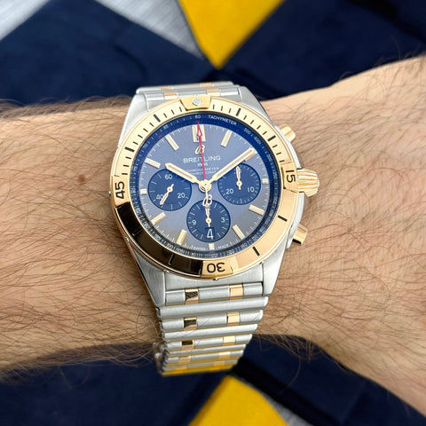 Breitling Chronomat B01 42 Ref. UB0134101B1U1 | Full-Set 01/2022 | Like New | Neuzustand | Roségold | Grey Dial | 42mm | Top