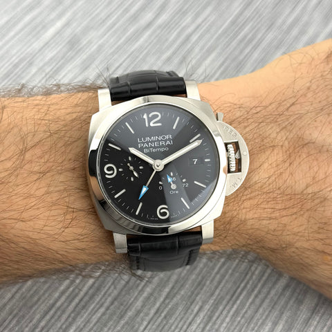 Panerai Luminor BiTempo Power Reserve Ref. PAM01360 | Full-Set 01/2024 | Panerai Garantie 01/2032 | 44mm | Top