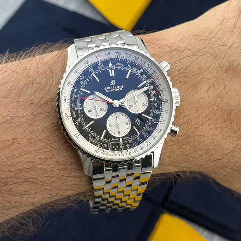 Breitling Navitimer B01 Chronograph 46 Ref. AB0127211B1A1 | Full-Set 08/2022 | Garantie 08/2027 | Black Dial | Top