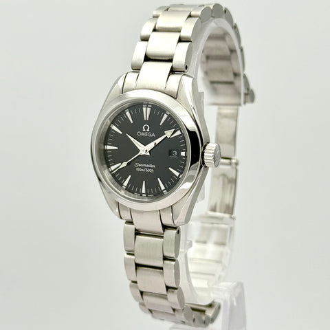 Omega Seamaster Aqua Terra Ref. 2577.50 | Quartz | 29mm | Black Dial | Lady | Top | VIP