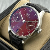 IWC Portugieser 7 Days Ref. IW500714 | Full-Set 06/2022 | Red Bordeaux Dial | Automatic | 42.3mm | Rare