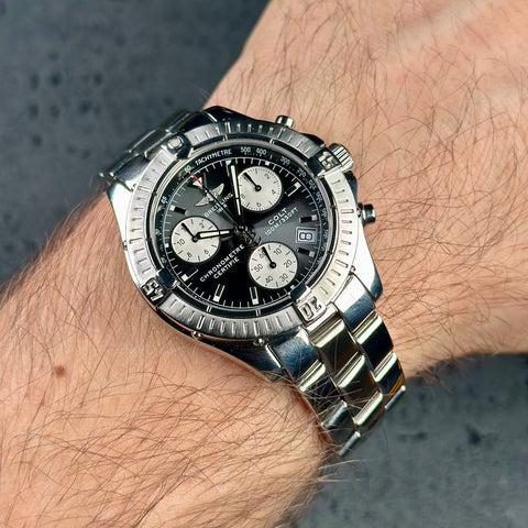 Breitling Colt Chronograph Ref. A73350 | Papiere 2002 | Quarz | 38mm | Black Dial | Top