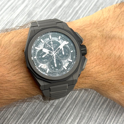 Zenith Defy Extreme Chronograph Ref. 97-9100-9004-02-I001 | Full-Set 12/2024 | Garantie 12/2029 | 45mm | Unworn | Ungetragen | Titan | Top