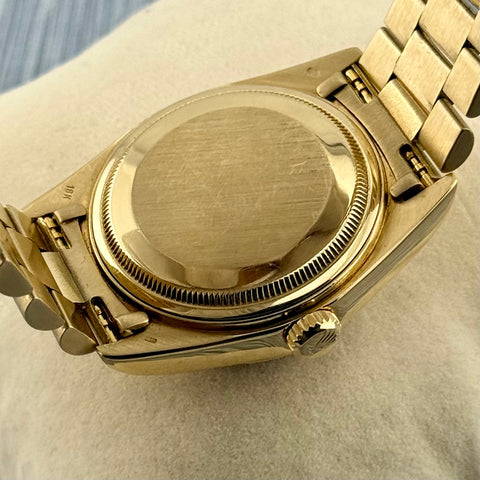 Rolex Day-Date Ref. 18038 | Papiere | 1987 | 36mm | Revision 2025 | 18k | Top