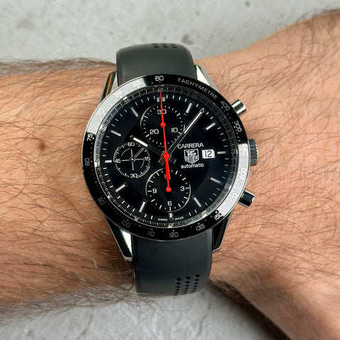 TAG Heuer Carrera Calibre 16 Ref. CV2014-2 | Full-Set 2011 | Serviced | Automatic | Chronograph | 41mm