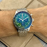 Breitling Navitimer B01 Chronograph 46 Ref. AB0137241L1A1 | Full-Set 09/2026 | NEU | Ungetragen | Green Dial