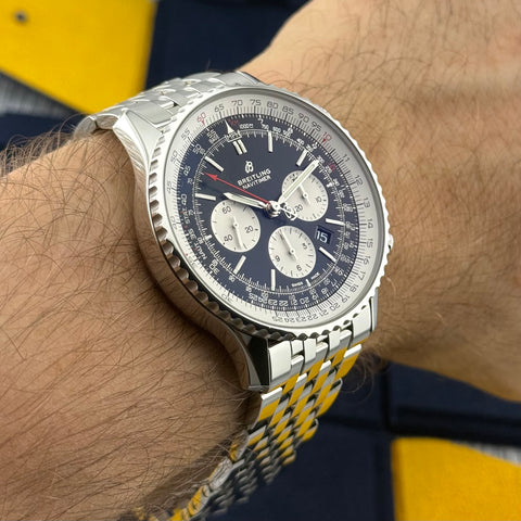 Breitling Navitimer B01 Chronograph 46 Ref. AB0127211B1A1 | Full-Set 08/2022 | Garantie 08/2027 | Black Dial | Top